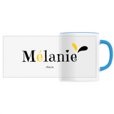 Mug - Mélanie - 6 Coloris - Cadeau Original - Cadeau Personnalisable - Cadeaux-Positifs.com -Unique-Bleu-