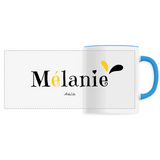 Mug - Mélanie - 6 Coloris - Cadeau Original - Cadeau Personnalisable - Cadeaux-Positifs.com -Unique-Blanc-