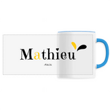 Mug - Mathieu - 6 Coloris - Cadeau Original - Cadeau Personnalisable - Cadeaux-Positifs.com -Unique-Bleu-