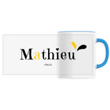 Mug - Mathieu - 6 Coloris - Cadeau Original - Cadeau Personnalisable - Cadeaux-Positifs.com -Unique-Blanc-