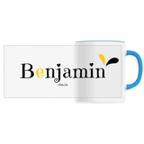Mug - Benjamin - 6 Coloris - Cadeau Original - Cadeau Personnalisable - Cadeaux-Positifs.com -Unique-Blanc-