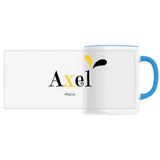 Mug - Axel - 6 Coloris - Cadeau Original - Cadeau Personnalisable - Cadeaux-Positifs.com -Unique-Blanc-