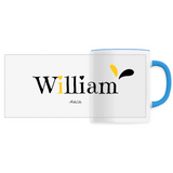 Mug - William - 6 Coloris - Cadeau Original - Cadeau Personnalisable - Cadeaux-Positifs.com -Unique-Blanc-