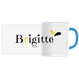 Mug - Brigitte - 6 Coloris - Cadeau Original - Cadeau Personnalisable - Cadeaux-Positifs.com -Unique-Bleu-