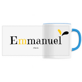 Mug - Emmanuel - 6 Coloris - Cadeau Original - Cadeau Personnalisable - Cadeaux-Positifs.com -Unique-Blanc-