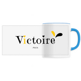Mug - Victoire - 6 Coloris - Cadeau Original - Cadeau Personnalisable - Cadeaux-Positifs.com -Unique-Blanc-