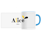 Mug - Alice - 6 Coloris - Cadeau Original - Cadeau Personnalisable - Cadeaux-Positifs.com -Unique-Blanc-