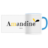 Mug - Amandine - 6 Coloris - Cadeau Original - Cadeau Personnalisable - Cadeaux-Positifs.com -Unique-Blanc-
