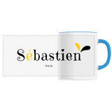 Mug - Sébastien - 6 Coloris - Cadeau Original - Cadeau Personnalisable - Cadeaux-Positifs.com -Unique-Blanc-