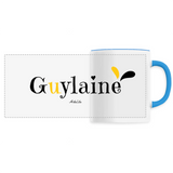 Mug - Guylaine - 6 Coloris - Cadeau Original - Cadeau Personnalisable - Cadeaux-Positifs.com -Unique-Bleu-