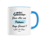 Mug - Merci Patron - 6 Coloris - Cadeau Original - Cadeau Personnalisable - Cadeaux-Positifs.com -Unique-Blanc-