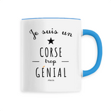 Mug - Un Corse trop Génial - 6 Coloris - Cadeau Original - Cadeau Personnalisable - Cadeaux-Positifs.com -Unique-Bleu-