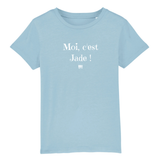 T-Shirt Enfant - Moi c'est Jade - Coton Bio - 5 Coloris - Cadeau Original - Cadeau Personnalisable - Cadeaux-Positifs.com -3-4 ans-Rose-