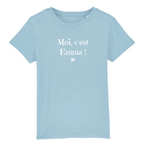 T-Shirt Enfant - Moi c'est Emma - Coton Bio - Cadeau Original - Cadeau Personnalisable - Cadeaux-Positifs.com -3-4 ans-Rose-