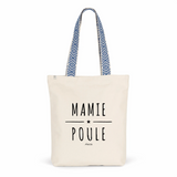 Tote Bag Premium - Mamie Poule - 2 Coloris - Cadeau Durable - Cadeau Personnalisable - Cadeaux-Positifs.com -Unique-Rouge-
