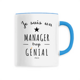 Mug - Un Manager trop Génial - 6 Coloris - Cadeau Original - Cadeau Personnalisable - Cadeaux-Positifs.com -Unique-Blanc-