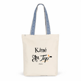 Tote Bag Premium - Kiné au Top - 2 Coloris - Cadeau Durable - Cadeau Personnalisable - Cadeaux-Positifs.com -Unique-Bleu-