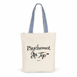 Tote Bag Premium - Psychomot au Top - 2 Coloris - Cadeau Durable - Cadeau Personnalisable - Cadeaux-Positifs.com -Unique-Rouge-