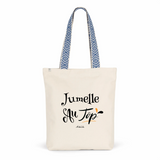 Tote Bag Premium - Jumelle au Top - 2 Coloris - Cadeau Durable - Cadeau Personnalisable - Cadeaux-Positifs.com -Unique-Rouge-