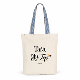 Tote Bag Premium - Tata au Top - 2 Coloris - Cadeau Durable - Cadeau Personnalisable - Cadeaux-Positifs.com -Unique-Rouge-