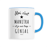 Mug - Manitra est trop Génial - 6 Coloris - Cadeau Original - Cadeau Personnalisable - Cadeaux-Positifs.com -Unique-Blanc-