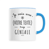 Mug à Personnaliser - Une XXX trop Géniale - 6 Coloris - Cadeau Personnalisable - Cadeau Personnalisable - Cadeaux-Positifs.com -Blanc-