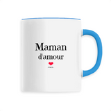 Mug - Maman d'amour - 6 Coloris - Cadeau Original & Tendre - Cadeau Personnalisable - Cadeaux-Positifs.com -Unique-Blanc-