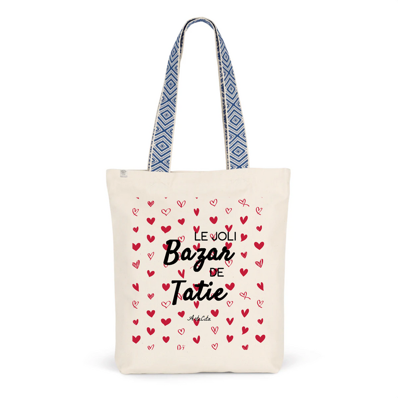 Cadeau anniversaire : Tote Bag Premium - Le joli Bazar de Tatie - 2 Coloris - Durable - Cadeau Personnalisable - Cadeaux-Positifs.com -Unique-Bleu-