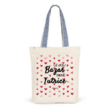 Tote Bag Premium - Le joli Bazar d'une Tutrice - 2 Coloris - Durable - Cadeau Personnalisable - Cadeaux-Positifs.com -Unique-Rouge-