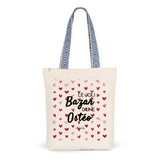 Tote Bag Premium - Le joli Bazar d'une Ostéo - 2 Coloris - Durable - Cadeau Personnalisable - Cadeaux-Positifs.com -Unique-Rouge-