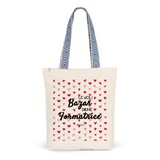Tote Bag Premium - Le joli Bazar d'une Formatrice - 2 Coloris - Durable - Cadeau Personnalisable - Cadeaux-Positifs.com -Unique-Rouge-