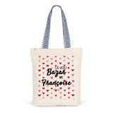 Tote Bag Premium - Le joli Bazar de Françoise - 2 Coloris - Durable - Cadeau Personnalisable - Cadeaux-Positifs.com -Unique-Rouge-