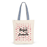 Tote Bag Premium - Le joli Bazar d'une Jumelle - 2 Coloris - Durable - Cadeau Personnalisable - Cadeaux-Positifs.com -Unique-Rouge-