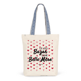 Tote Bag Premium - Le joli Bazar d'une Belle Mère - 2 Coloris - Durable - Cadeau Personnalisable - Cadeaux-Positifs.com -Unique-Rouge-