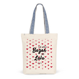 Tote Bag Premium - Le joli Bazar de Lulu - 2 Coloris - Cadeau Durable - Cadeau Personnalisable - Cadeaux-Positifs.com -Unique-Rouge-