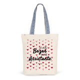 Tote Bag Premium - Le joli Bazar d'une Assistante - 2 Coloris - Durable - Cadeau Personnalisable - Cadeaux-Positifs.com -Unique-Rouge-
