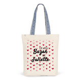 Tote Bag Premium - Le joli Bazar de Juliette - 2 Coloris - Durable - Cadeau Personnalisable - Cadeaux-Positifs.com -Unique-Rouge-