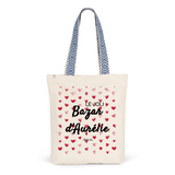Tote Bag Premium - Le joli Bazar d'Aurélie - 2 Coloris - Durable - Cadeau Personnalisable - Cadeaux-Positifs.com -Unique-Rouge-