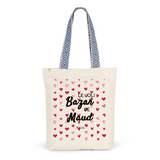 Tote Bag Premium - Le joli Bazar de Maud - 2 Coloris - Durable - Cadeau Personnalisable - Cadeaux-Positifs.com -Unique-Bleu-