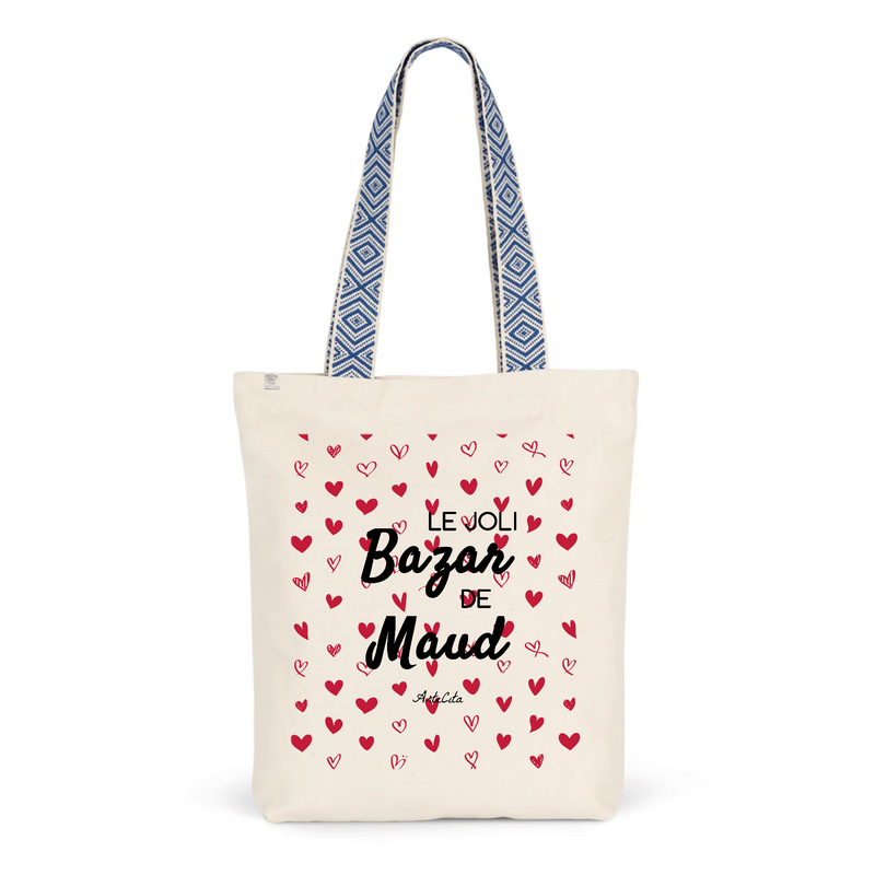 Cadeau anniversaire : Tote Bag Premium - Le joli Bazar de Maud - 2 Coloris - Durable - Cadeau Personnalisable - Cadeaux-Positifs.com -Unique-Bleu-