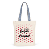 Tote Bag Premium - Le joli Bazar de Chantal - 2 Coloris - Durable - Cadeau Personnalisable - Cadeaux-Positifs.com -Unique-Rouge-