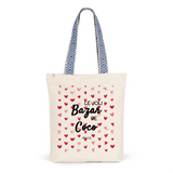Tote Bag Premium - Le joli Bazar de Coco - 2 Coloris - Durable - Cadeau Personnalisable - Cadeaux-Positifs.com -Unique-Rouge-