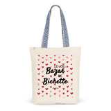 Tote Bag Premium - Le joli Bazar de Bichette - 2 Coloris - Durable - Cadeau Personnalisable - Cadeaux-Positifs.com -Unique-Rouge-