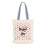 Tote Bag Premium - Le joli Bazar de Léa - 2 Coloris - Durable - Cadeau Personnalisable - Cadeaux-Positifs.com -Unique-Rouge-