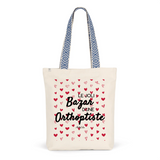 Tote Bag Premium - Le joli Bazar d'une Orthoptiste - 2 Coloris - Durable - Cadeau Personnalisable - Cadeaux-Positifs.com -Unique-Rouge-