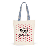 Tote Bag Premium - Le joli Bazar de Sabrina - 2 Coloris - Durable - Cadeau Personnalisable - Cadeaux-Positifs.com -Unique-Rouge-