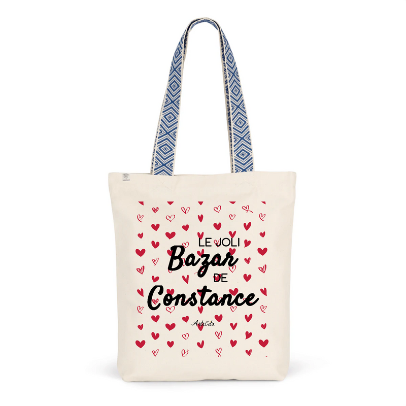 Cadeau anniversaire : Tote Bag Premium - Le joli Bazar de Constance - 2 Coloris - Durable - Cadeau Personnalisable - Cadeaux-Positifs.com -Unique-Bleu-