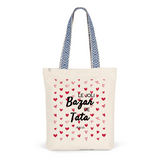 Tote Bag Premium - Le joli Bazar de Tata - 2 Coloris - Durable - Cadeau Personnalisable - Cadeaux-Positifs.com -Unique-Rouge-