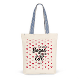 Tote Bag Premium - Le joli Bazar d'une EJE - 2 Coloris - Durable - Cadeau Personnalisable - Cadeaux-Positifs.com -Unique-Rouge-