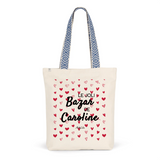 Tote Bag Premium - Le joli Bazar de Caroline - 2 Coloris - Durable - Cadeau Personnalisable - Cadeaux-Positifs.com -Unique-Rouge-